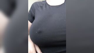 Titty Drop: Wife flashing her natural titties while riding #3