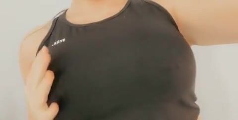 Dropping my big titties again for you, I never wear bras