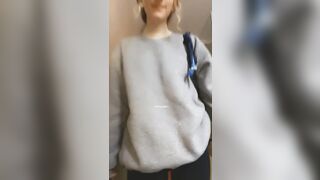 I hope you appreciate my titty drop even though my boobs are small????
