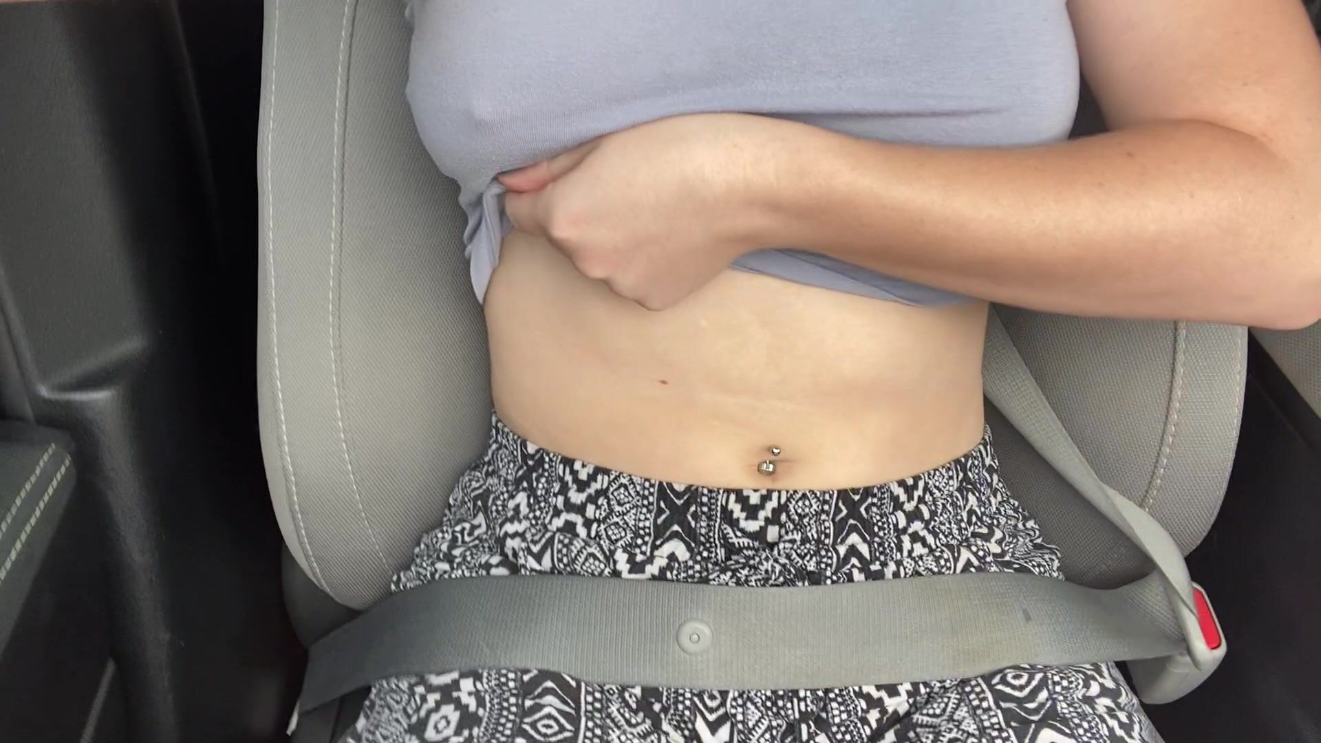 Traffic titty drop! Hope the car next to me didn’t mind