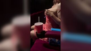 Titty Drop: The perks of an empty theatre ???? #5