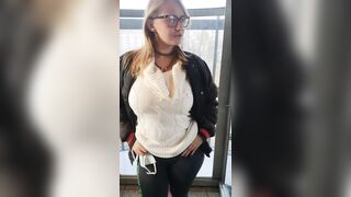 Titty Drop: You're riding in an elevator with some girl and all of a sudden... hey hop "titty drop" ...heh #2