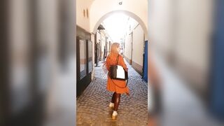 Titty Drop: Titty drop with a cloak in the old town, so quick because a lot of people. Heh #2