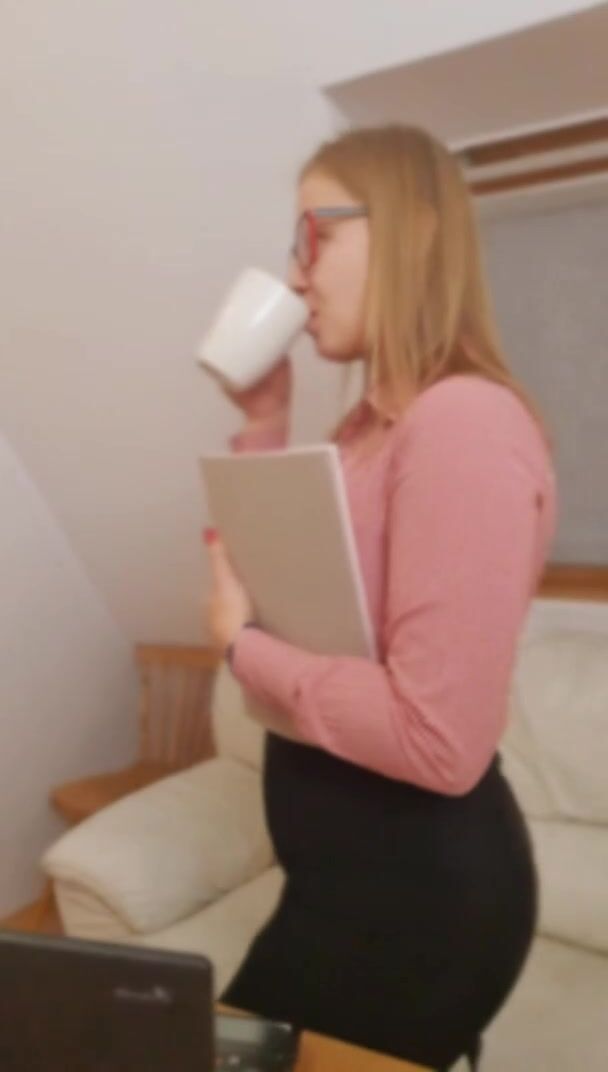 Ladies and gentlemen I present, this is office titty drop. I like the internship there. heh
