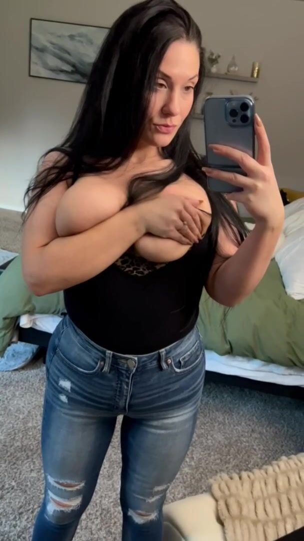 Can I convince you to cum all over my tits?
