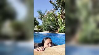 Titty Drop: Amazing reveal from the pool #1