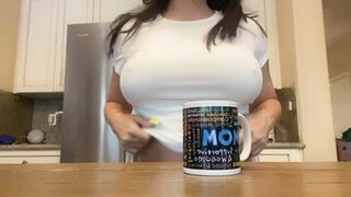 Titty Drop: If the coffee didn’t wake you up this morning… maybe my titty drop will #2