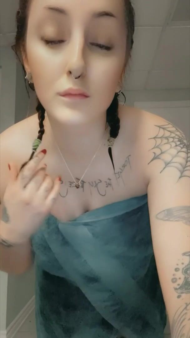 Got out of the shower and decided to  my huge tits