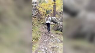 Titty Drop: Couldn’t resist a drop on this magical hike ☺️ #2