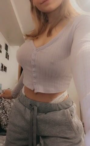 Someone is in the mood for a titty drop