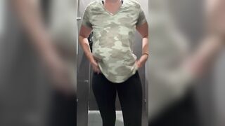 Titty Drop: MILF with Big Tits  at Gym #1