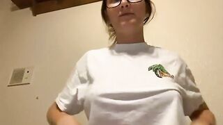 Titty Drop: Amazing college babe #5