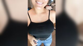 Titty Drop: Showing my boobs to strangers makes me smile #1