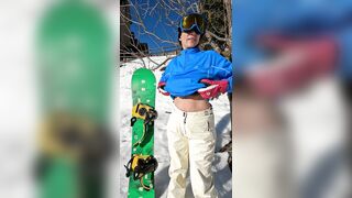 Titty Drop: Almost caught at the ski resort doing a titty drop! #2