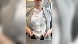Titty Drop: I love randomly dropping my titties at the office ;) #3