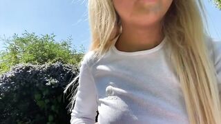 Titty Drop: I love revealing my boobs when i go to the park!! I hope no one minds..???? #3