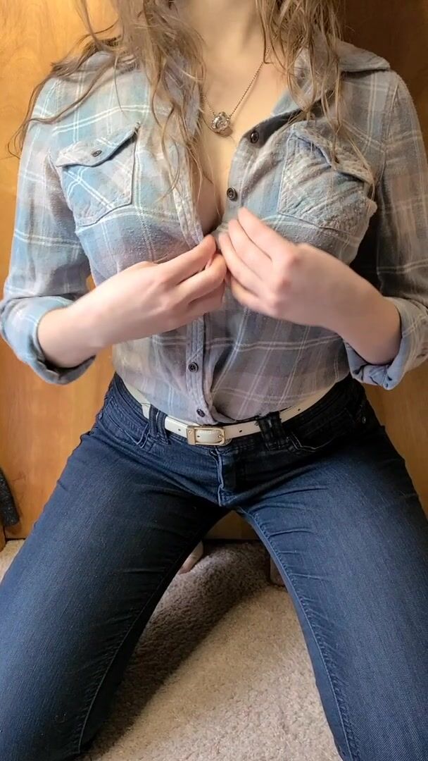 all of my weight goes to my perky tits