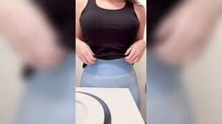 Titty Drop: Do you like my post workout titty drop? #1