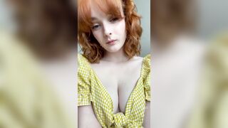 I love showing off my tits in this dress