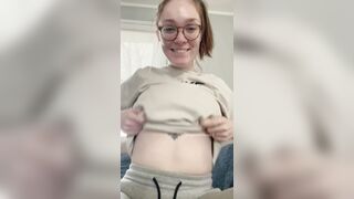 Titty Drop: Sweatshirts hide it all ???? #4