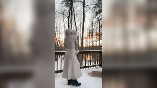 Do you like my coat? I’m wearing nothing under it