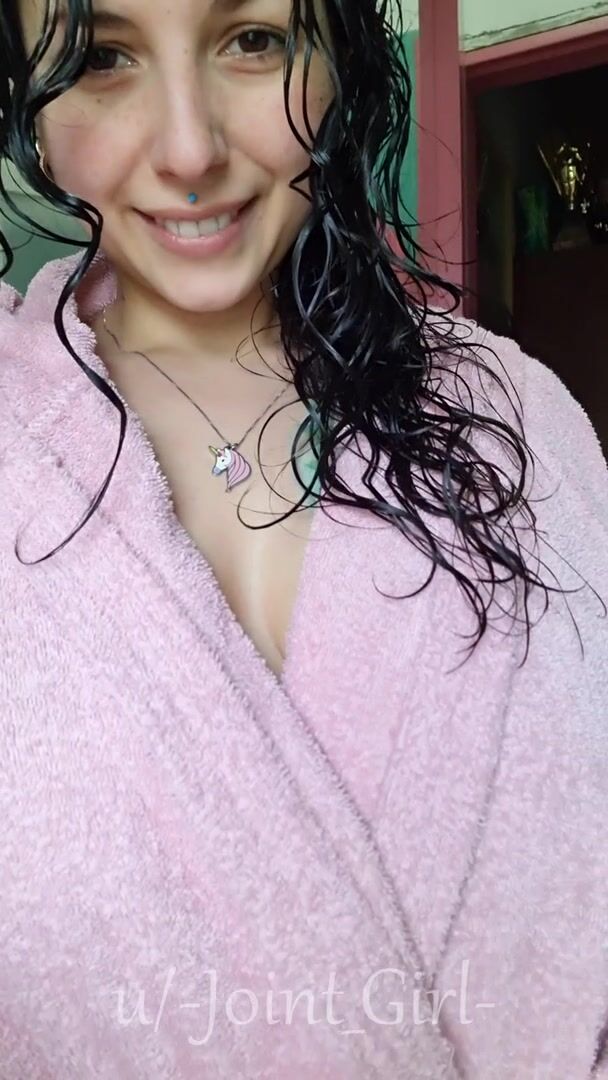 After shower reveal for Titty Tuesday