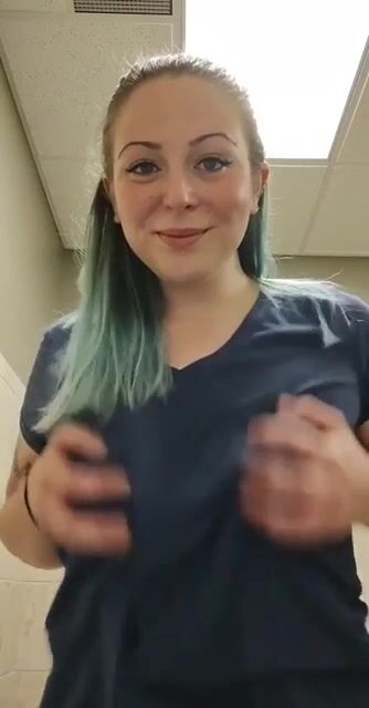 It's Tuesday so I'm obviously playing with my titties at work