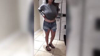 Laundry room flash and jiggle
