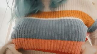 Titty Drop: Sweaters are so deceiving!! I bet this drop will surprise you … #2