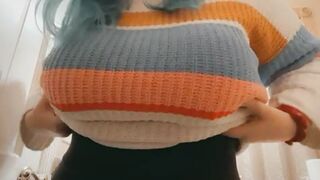 Titty Drop: Happy sweater titty drop season! How should we celebrate? #3