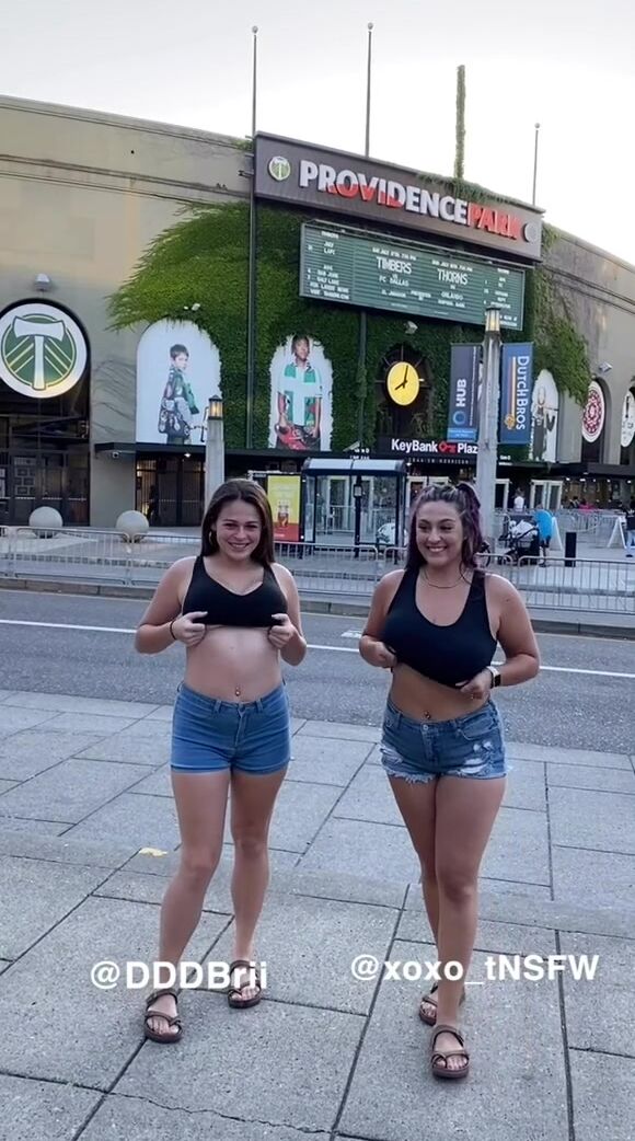 Pre-game titty drop :)