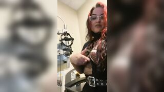 Titty Drop: hope my eye doctor doesn’t mind a titty drop ;) #3