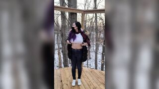 Titty Drop: Nothing makes me happier than flashing my tits outside (Reveal) #2