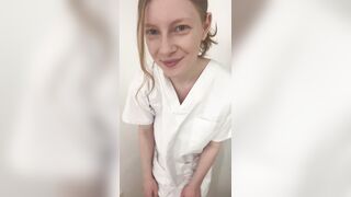 Surprise! Your new nurse is a busty redhead!