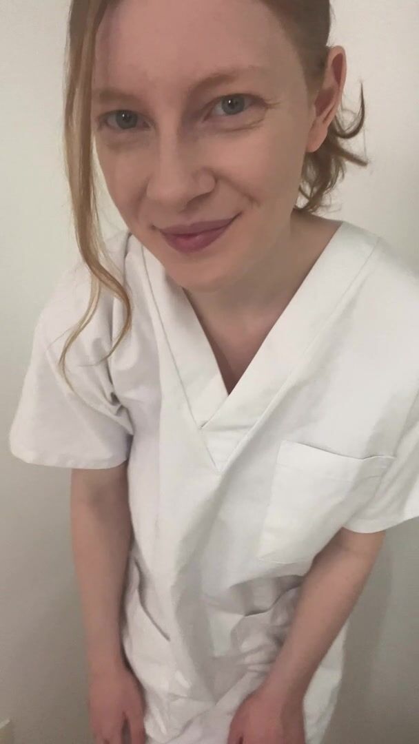Surprise! Your new nurse is a busty redhead!