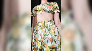 Do you like how my tiny nipples sit on my big titties? Drop