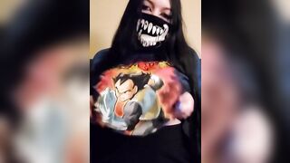 Titty Drop: Tiddy dropping out one my fav shirts #5