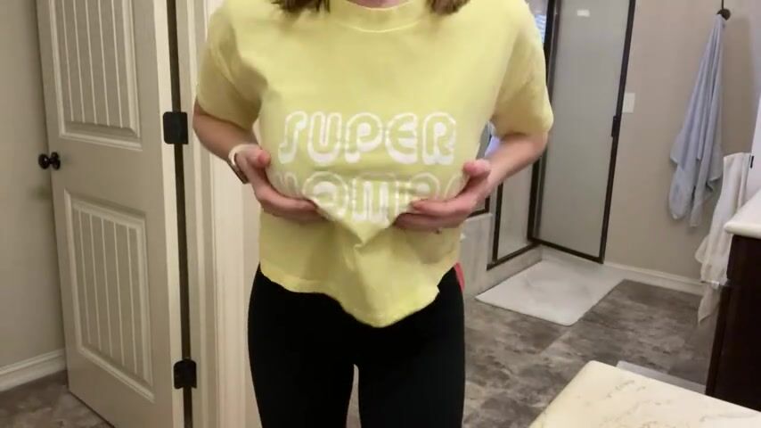 Super woman to your rescue with a titty drop!