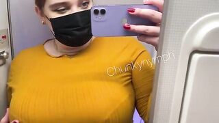 A titty drop on a plane