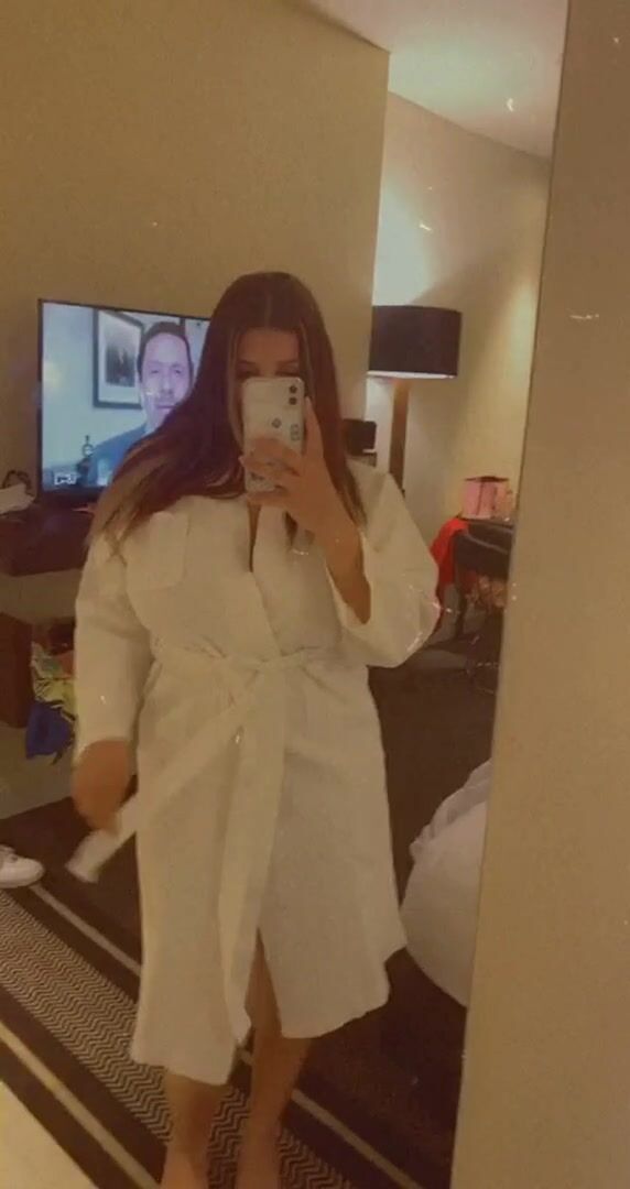 Check out what I got underneath my bathrobe