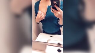 Titty Drop: At work and felt like flashing ❤️ #4