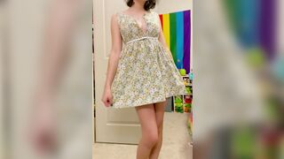 A little reveal in a little dress
