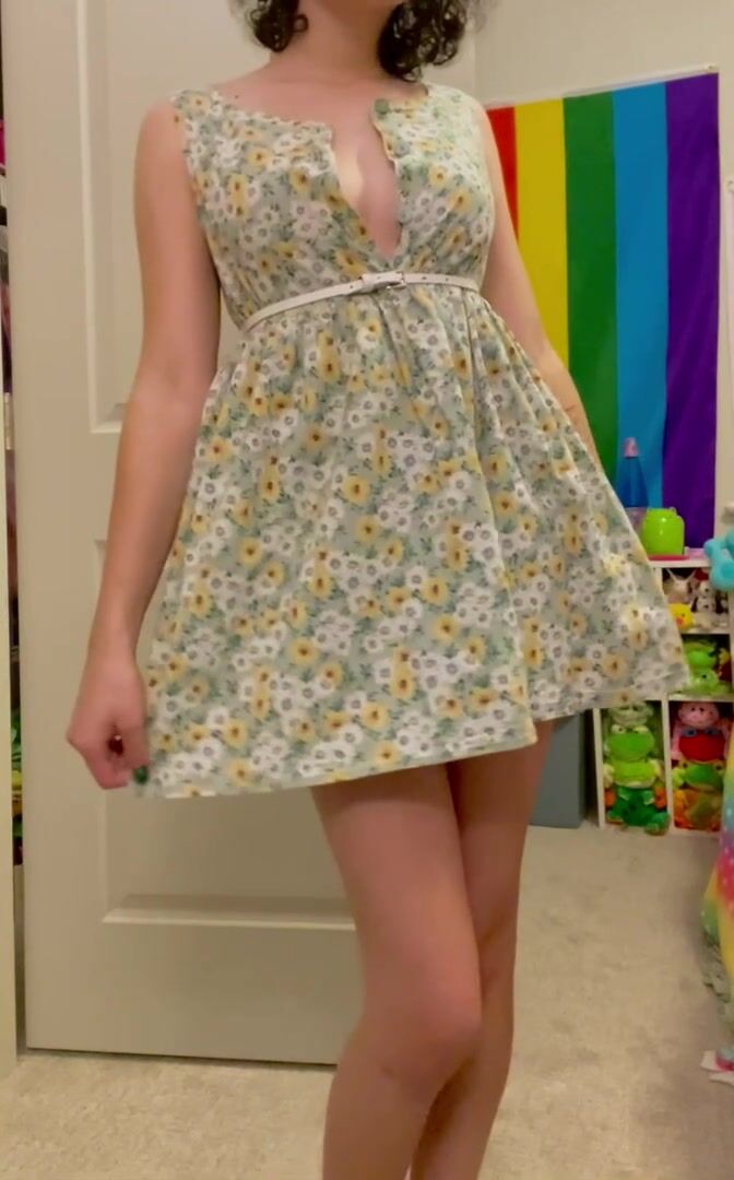 A little reveal in a little dress