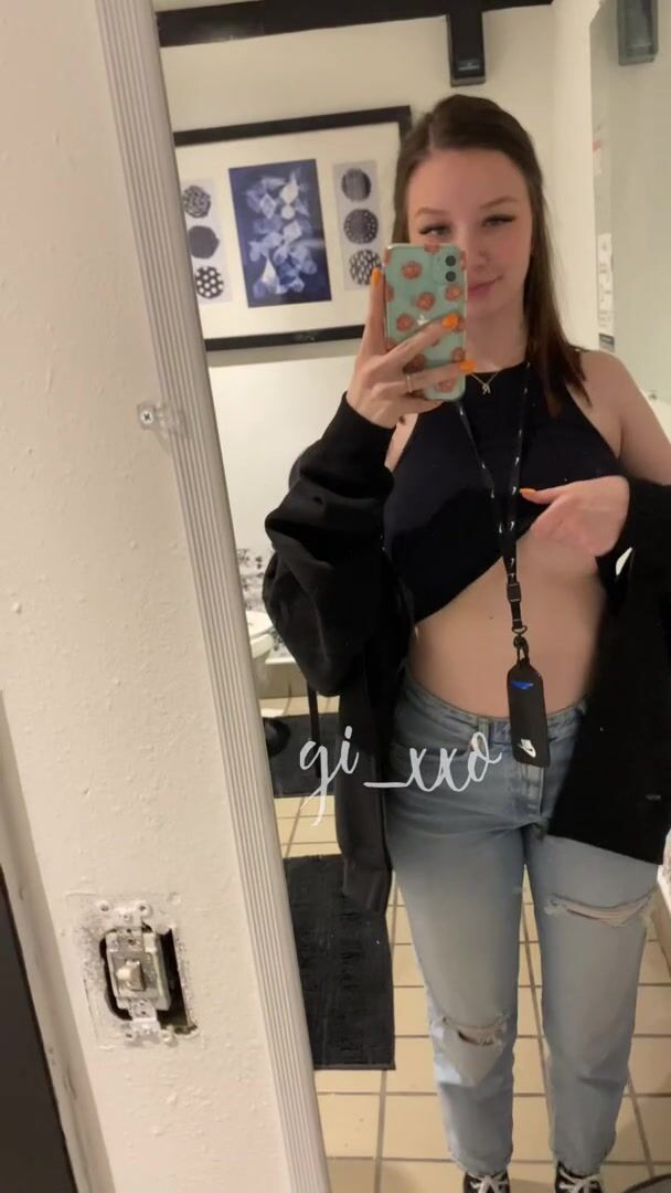 A little alcohol in me and my titties are out