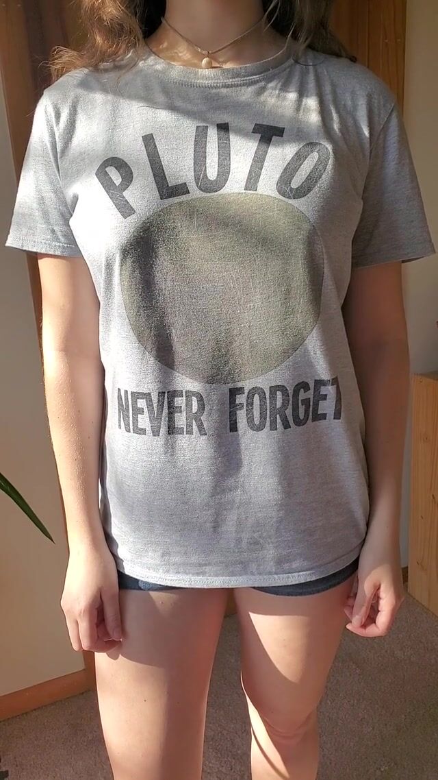 A drop in honor of Pluto