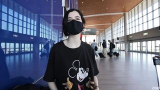 Titty Drop: Juicy Teen Airport Drop #1