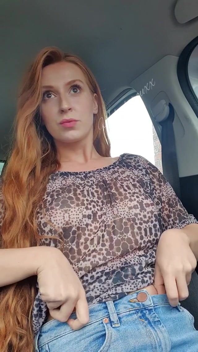 Waiting in the car is boring I'd rather drop my tits for you