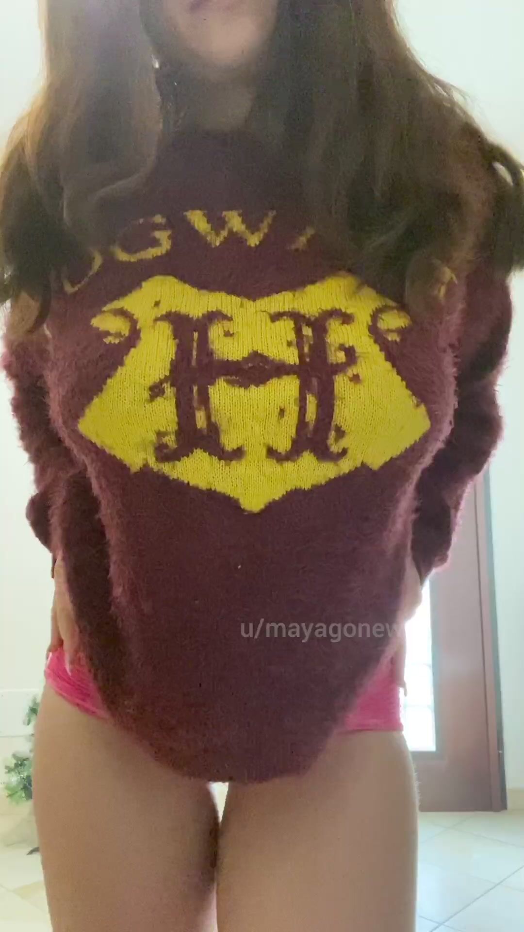 This sweater hides them well