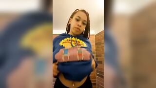 Huge Naturals Dropping Out Of Cool Hoodie