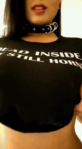 Huge pierced titty drop